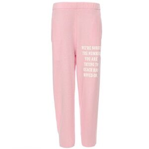 Boys Lie Pink Waffle Sweatpants